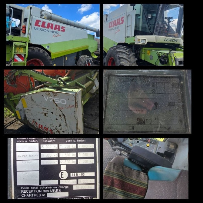 Комбайн  Claas Lexion 460 р.в 2002 р.в. двигун Caterpillar ,напрацювання 7000 м.г. Вінниця - зображення 1