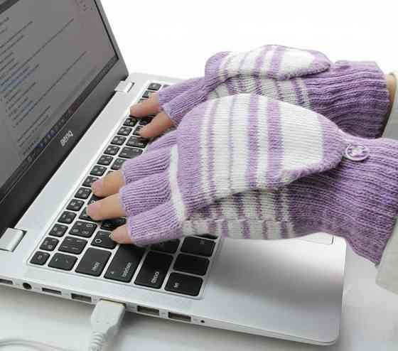 Теплые USB-перчатки: стиль, комфорт и тепло для ваших рук Київ