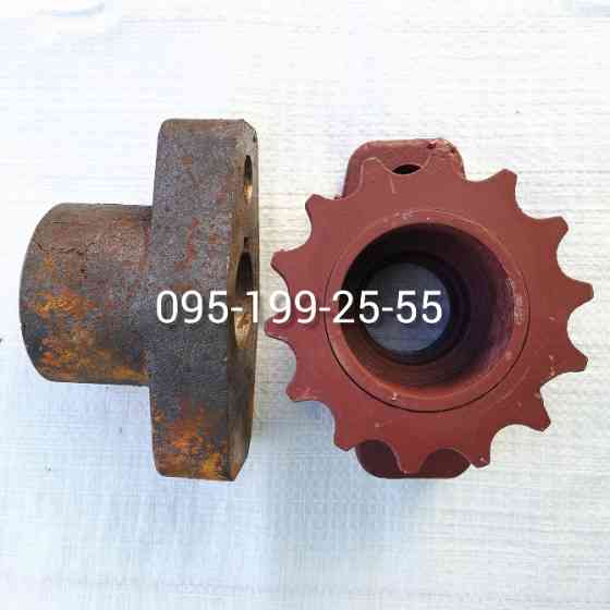 Напівмуфта з зірочкою ПРТ 10.02.520. Напівмуфта ПРТ 10.02.312. Вал передній ПРТ-7, ПРТ-10 Днепр (Днепропетровск)