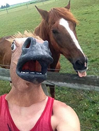 Маска Коня Бо Джека реалистичная эластичная Київ - зображення 2