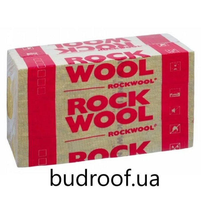 Утеплювач базальтовий Rockwool Monrock max E (50мм, 24b/pa) - Мінеральна вата Вишнёвое - изображение 1