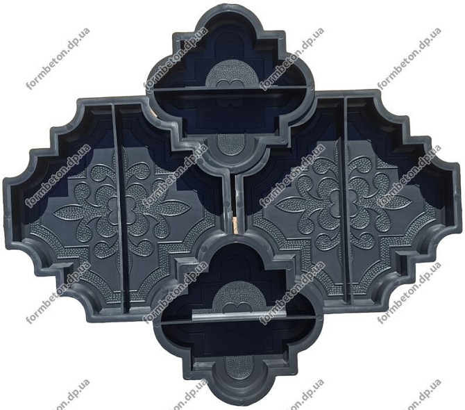 Форми для тротуарної плитки Краківський Конюшина половинки Дніпро - зображення 4