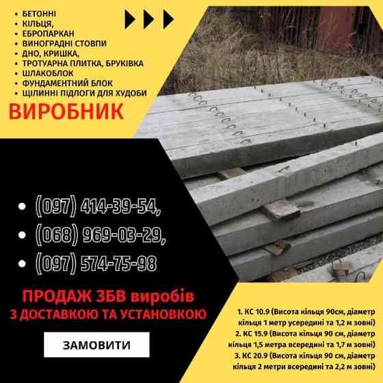 Залізобетонні кільця | Європаркан | Металовироби — Акабуд Кривий Ріг