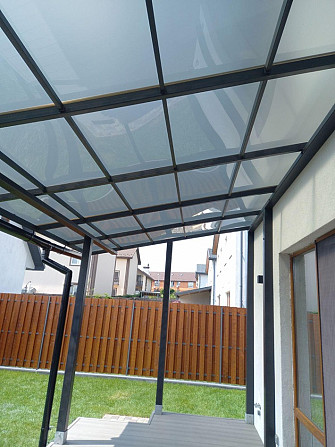 Навес над входом, навес над машиной, навес над двором - любые размеры и конструкция, с установкой Київ - зображення 4