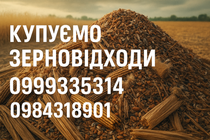 Постійно купуємо залишки с.г. продукції, зерновідходи, некондицію Дніпро - зображення 1