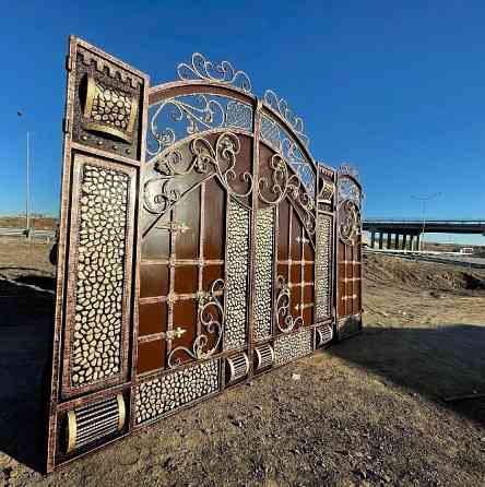 Металлические ворота в Кривом Роге Кривий Ріг