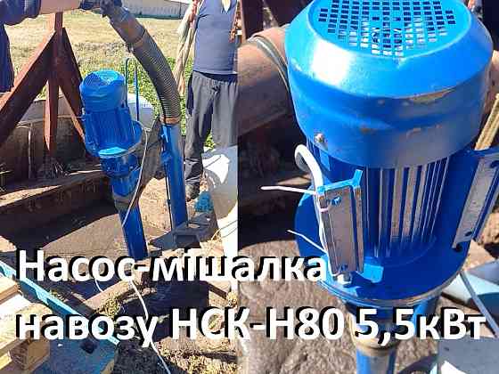 Насос навозу НСК-Н80 5.5кВт (мішалка гноєсховища) Біла Церква