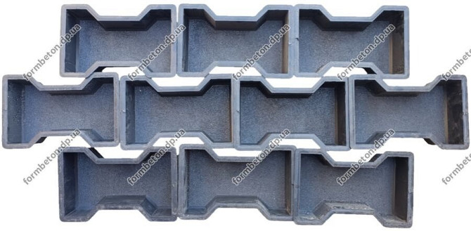 Форми для тротуарної плитки Подвійне Т шагрень Дніпро - зображення 4