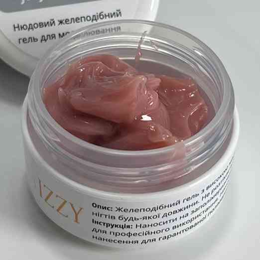 Не тече! Інноваційний Гель-желе Izzy Jelly Builder Gel Skin 20г для моделювання Київ