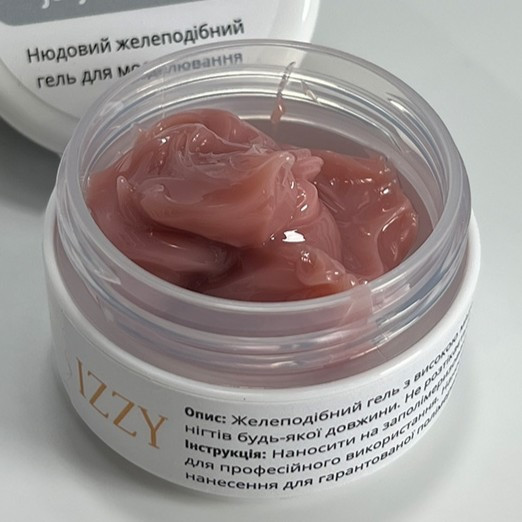 Не тече! Інноваційний Гель-желе Izzy Jelly Builder Gel Skin 20г для моделювання Київ - зображення 1