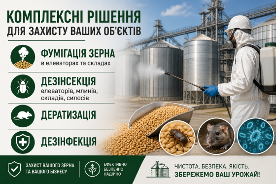 Надам послуги: фумігація , дезісекція , дератизація, дезінфекція Полтава