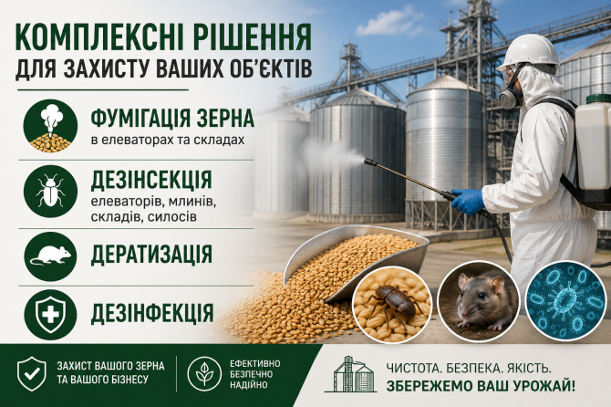 Надам послуги: фумігація , дезісекція , дератизація, дезінфекція Полтава - зображення 1