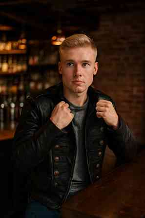 Куртка байкерская мужская XXL натуральная кожа новая с бирками Київ