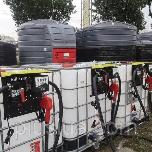 Мобільна міні АЗС Єврокуб 1000 л для дизеля Кропивницький - зображення 1