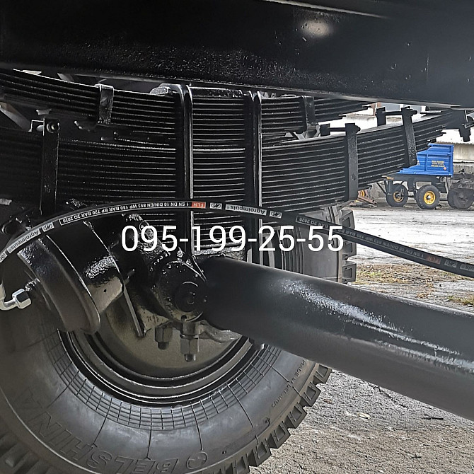 Передня ресора причепа 3ПТС-12, стремянка ресори 3ПТС-12, ходова частина причепа 3ПТС-12 Запорожье - изображение 2