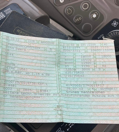 Трактор John Deere 8285R 2012 рік виготов Мотор зробляний в 2025 р .Коробка Powershift Винница - изображение 3