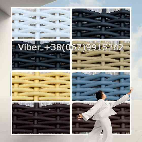 ✨ РОТАНГ ПРЕМІУМ-КЛАСУ для Плетіння Кашпо та Декору – Форма Півмісяць 6мм (ТОП Пропозиція!) купити Киев