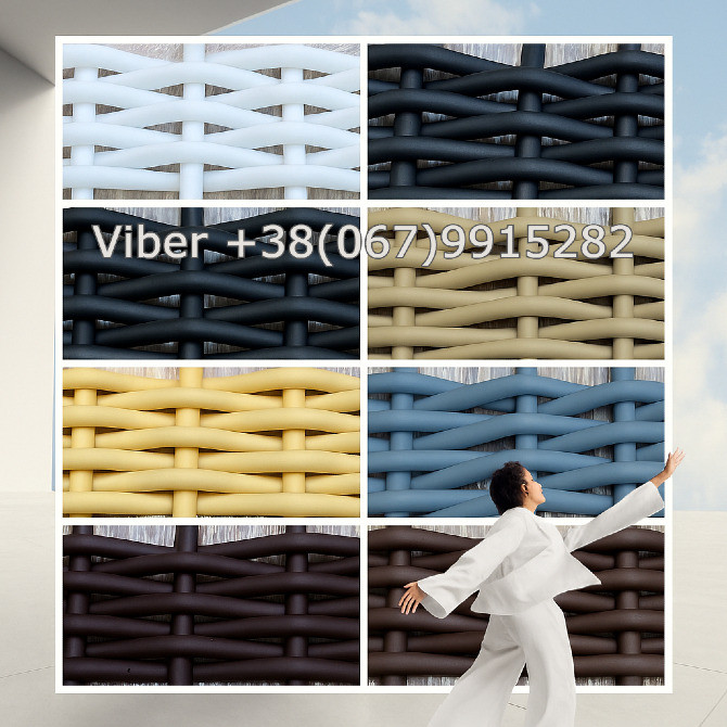 ✨ РОТАНГ ПРЕМІУМ-КЛАСУ для Плетіння Кашпо та Декору – Форма Півмісяць 6мм (ТОП Пропозиція!) купити Киев - изображение 1