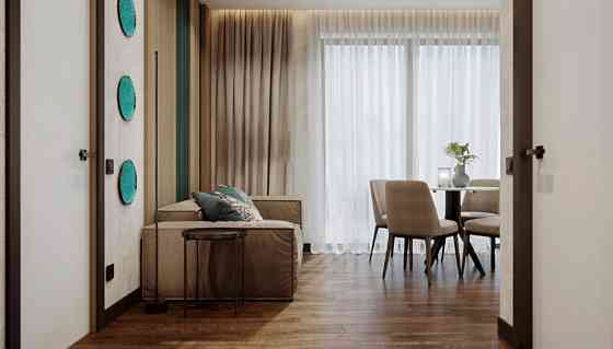 Апартаменти площею 33, 1 м² у готельному комплексі Rich Stone Apart Hotel Яремче