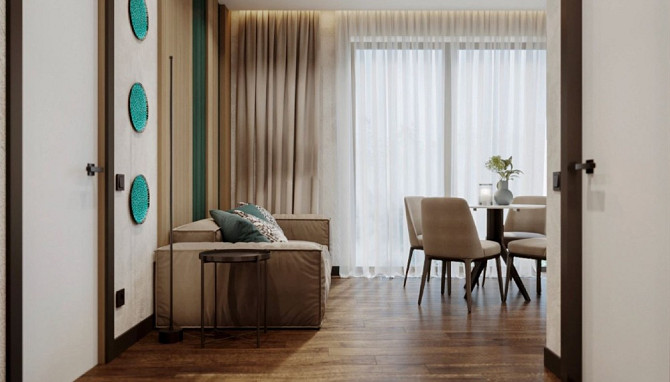 Апартаменти площею 33, 1 м² у готельному комплексі Rich Stone Apart Hotel Яремче - зображення 3