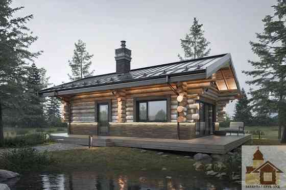 Дерев'яний будинок зі зрубу – Смерековий затишок Одесса