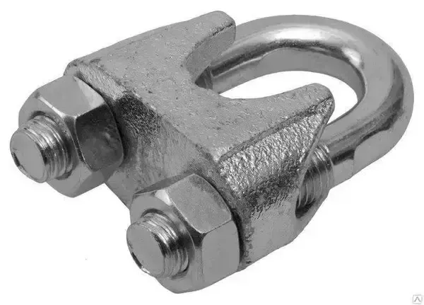 Зажим для троса DIN 741 22 мм,скоба зажим каната Запорожье - изображение 1