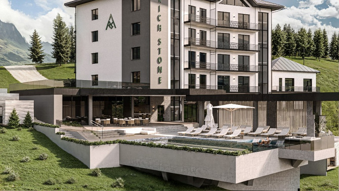 Апартаменти площею 30,2 м² у готельному комплексі Rich Stone Apart Hotel Яремче - зображення 11