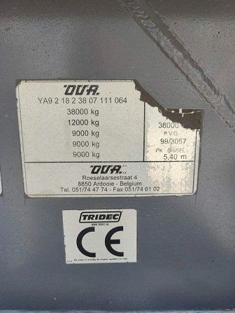 Вантажний напівпричіп цистерна, харчова, OVA 380B3A, рік випуску 2008, 29000л Львов - изображение 10