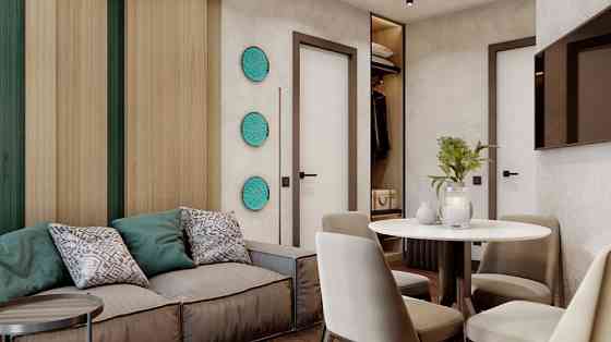 Апартаменти площею 33, 1 м² у готельному комплексі Rich Stone Apart Hotel Яремче