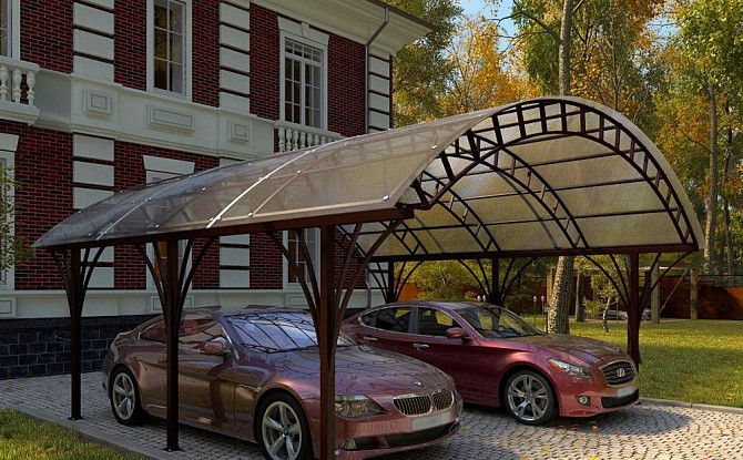 Ворота • Навіси • Паркани • Металоконструкції • Ангари • МАФи Кривой Рог - изображение 9