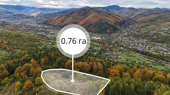 Земельна ділянка в Яремче 0.76 га Яремче