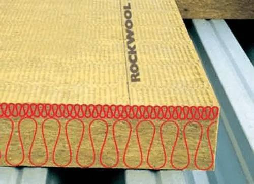 Утеплювач базальтовий Rockwool Monrock max E (50мм, 24b/pa) - Мінеральна вата Вишнёвое - изображение 2