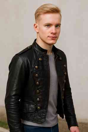 Куртка байкерская мужская XXL натуральная кожа новая с бирками Київ