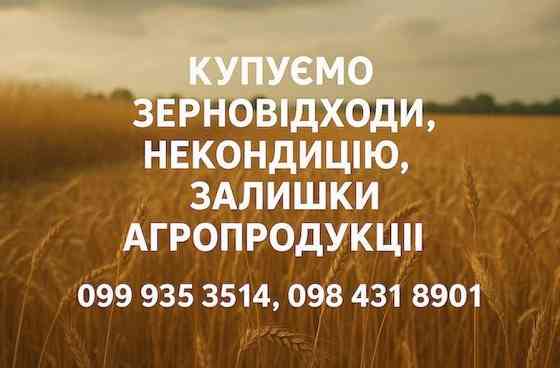 Закуповуємо некондиційне зерно та побічну агропродукцію Харків