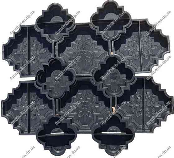 Форми для тротуарної плитки Краківський Конюшина половинки Дніпро