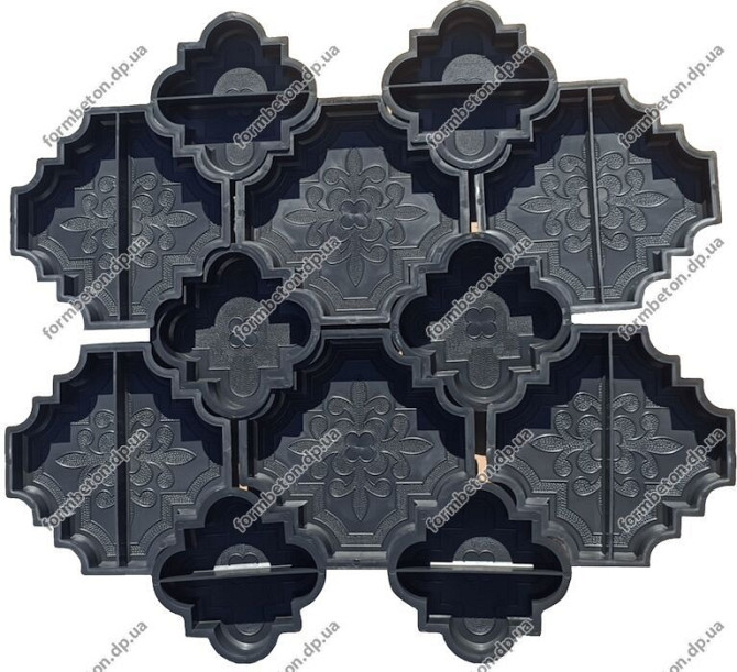 Форми для тротуарної плитки Краківський Конюшина половинки Дніпро - зображення 2