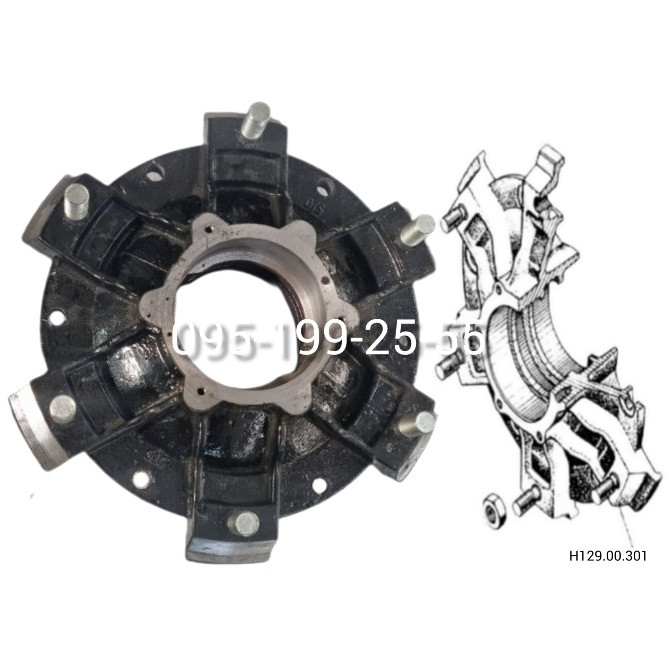 Маточина ПРТ-10 Н129.00.301. Маточина 1ПТС-9 887А-3103021-8 Дніпро - зображення 1