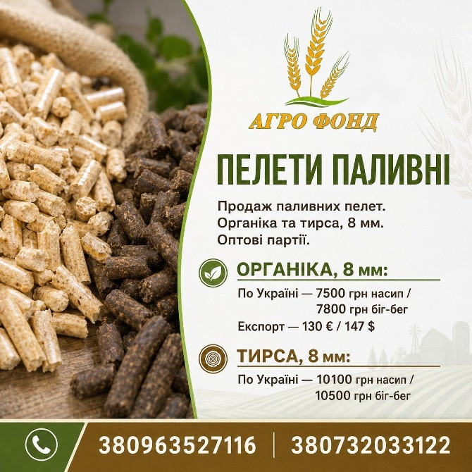 Паливна гранула з тирси твердих порід Броди - зображення 1