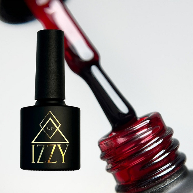 Глибина та Насиченість: Вітражний Червоний Гель-лак Izzy Bloom Ruby 10мл Киев - изображение 1