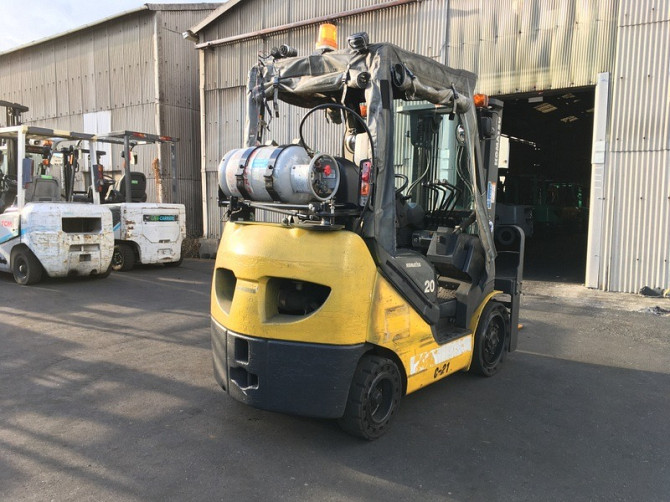 Вилочний автонавантажувач Komatsu, компакт з кабіною та позиціонером для кожної вили. Модель: FG20NT Винница - изображение 1