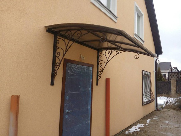 Навес над входом, навес над машиной, навес над двором - любые размеры и конструкция, с установкой Київ - зображення 6