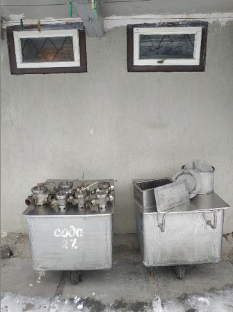 Продам емності-возики на180літрів з н.ж.сталі Обухов - изображение 1