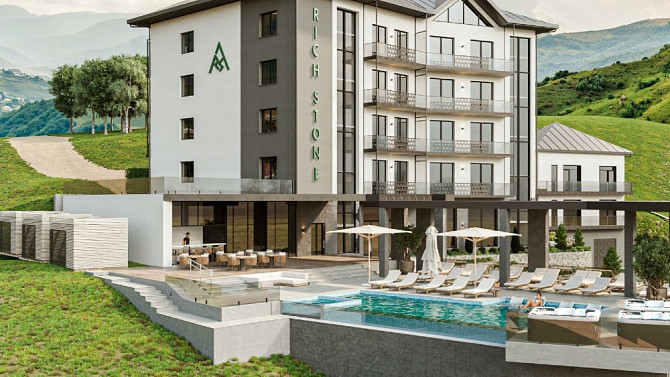 Апартаменти площею 36,6 м² у готельному комплексі Rich Stone Apart Hotel Яремче - зображення 12