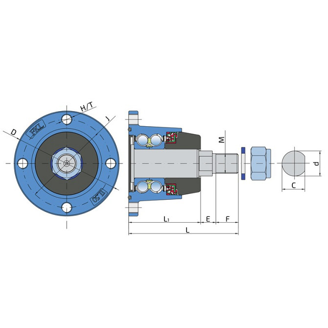Ступиця Agro Point IL50-98/4T-M22-122-02 FKL, дискові борони Днепр (Днепропетровск) - изображение 8
