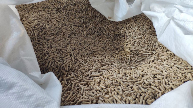 деревні паливні гранули, пелети з сосни діаметром 6 мм та 8 мм. Киев - изображение 2