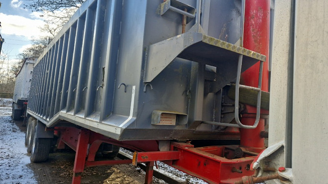 Напівпричіп самоскид Fruehauf Crane зерновоз 50м3 Свіжий зерновоз Тернополь - изображение 2