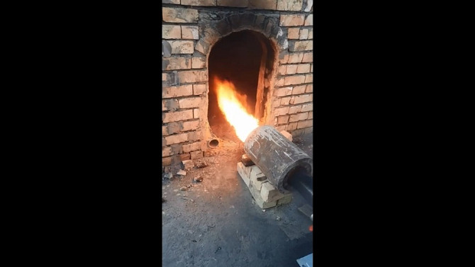 Креслення пристрію для спалювання деревних відходів у пилоподібному стані. Киев - изображение 1