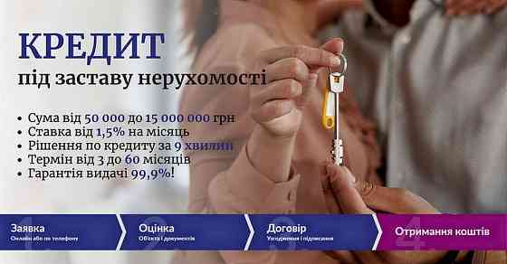 Кредит для бізнесу під заставу від приватної особи Київ