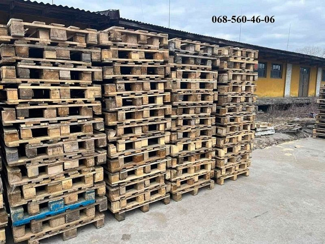 Продаж використаних піддонів EURO, піддонів 1200х800. Днепр (Днепропетровск) - изображение 1