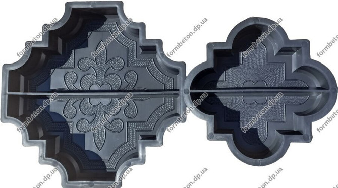 Форми для тротуарної плитки Краківський Конюшина половинки Дніпро - зображення 3